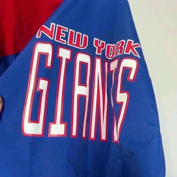 Rare Vintage New York Giants Mitchell & Ness Starter Full Zip Football Jacket XL - Picture 5 of 8